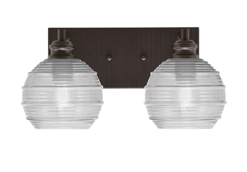 Toltec Lighting - 1162-ES-5110 - Two Light Bath Bar - Edge - Espresso