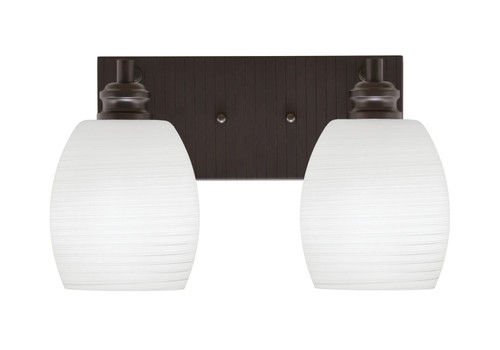 Toltec Lighting - 1162-ES-615 - Two Light Bath Bar - Edge - Espresso