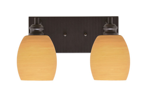 Toltec Lighting - 1162-ES-625 - Two Light Bath Bar - Edge - Espresso