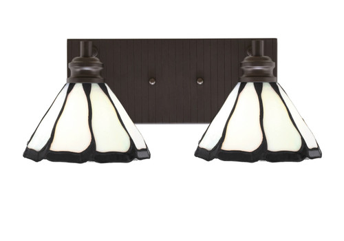 Toltec Lighting - 1162-ES-9125 - Two Light Bath Bar - Edge - Espresso