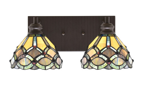 Toltec Lighting - 1162-ES-9435 - Two Light Bath Bar - Edge - Espresso