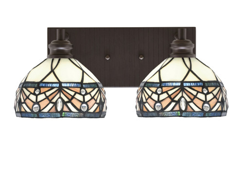 Toltec Lighting - 1162-ES-9485 - Two Light Bath Bar - Edge - Espresso