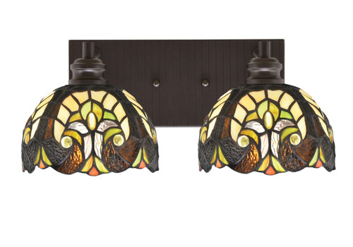 Toltec Lighting - 1162-ES-9945 - Two Light Bath Bar - Edge - Espresso