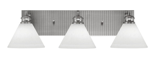 Toltec Lighting - 1163-BN-312 - Three Light Bath Bar - Edge - Brushed Nickel