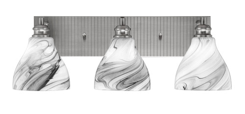 Toltec Lighting - 1163-BN-4769 - Three Light Bath Bar - Edge - Brushed Nickel