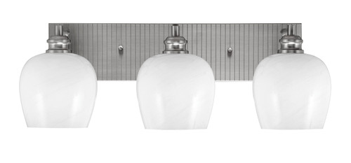 Toltec Lighting - 1163-BN-4811 - Three Light Bath Bar - Edge - Brushed Nickel