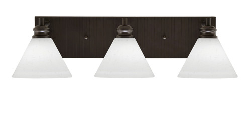 Toltec Lighting - 1163-ES-312 - Three Light Bath Bar - Edge - Espresso