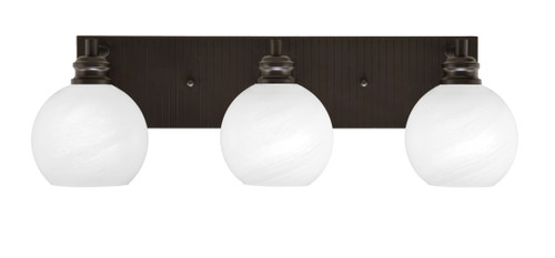 Toltec Lighting - 1163-ES-4101 - Three Light Bath Bar - Edge - Espresso