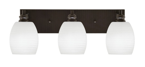 Toltec Lighting - 1163-ES-615 - Three Light Bath Bar - Edge - Espresso