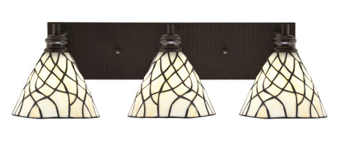 Toltec Lighting - 1163-ES-9115 - Three Light Bath Bar - Edge - Espresso