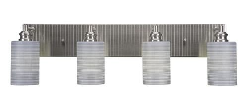 Toltec Lighting - 1164-BN-4062 - Four Light Bath Bar - Edge - Brushed Nickel
