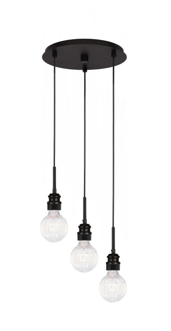 Toltec Lighting - 1173-ES-LED45C - LED Mini Pendant - Edge - Espresso