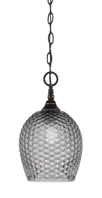 Toltec Lighting - 11-BC-4902 - One Light Mini Pendant - Chain - Black Copper