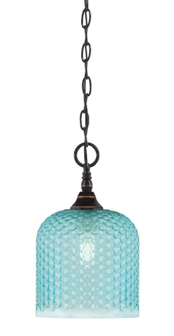 Toltec Lighting - 11-BC-4915 - One Light Mini Pendant - Chain - Black Copper