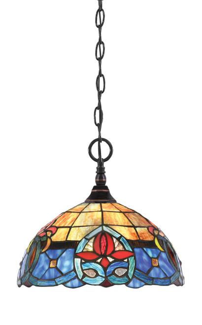 Toltec Lighting - 11-BC-9359 - One Light Mini Pendant - Chain - Black Copper