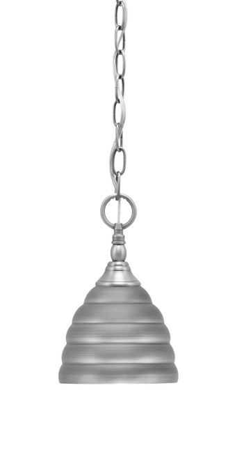 Toltec Lighting - 11-BN-425-BN - One Light Mini Pendant - Chain - Brushed Nickel