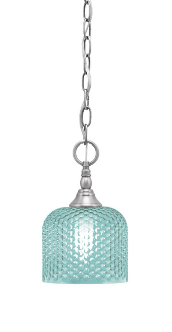 Toltec Lighting - 11-BN-4615 - One Light Mini Pendant - Chain - Brushed Nickel