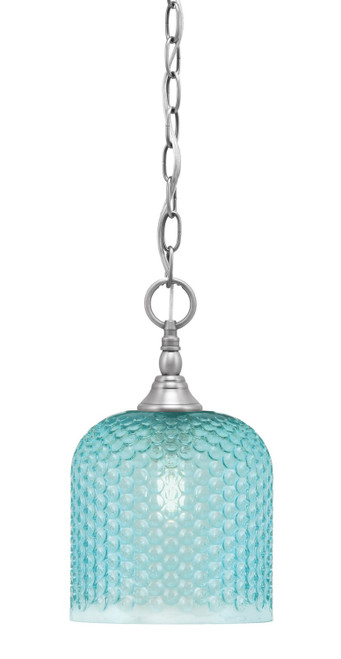 Toltec Lighting - 11-BN-4915 - One Light Mini Pendant - Chain - Brushed Nickel