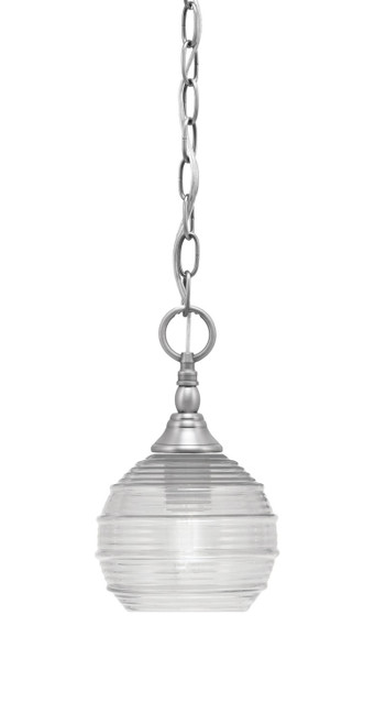 Toltec Lighting - 11-BN-5110 - One Light Mini Pendant - Chain - Brushed Nickel