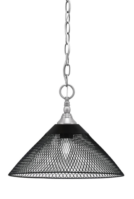 Toltec Lighting - 11-BN-808-MB - One Light Mini Pendant - Chain - Brushed Nickel