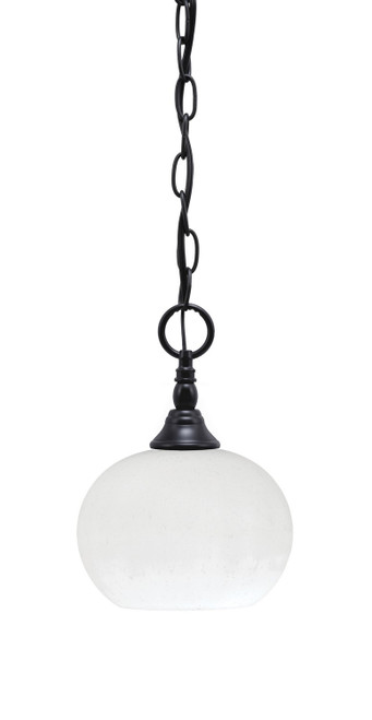 Toltec Lighting - 11-MB-212 - One Light Mini Pendant - Chain - Matte Black