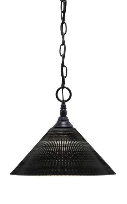 Toltec Lighting - 11-MB-4009 - One Light Mini Pendant - Chain - Matte Black