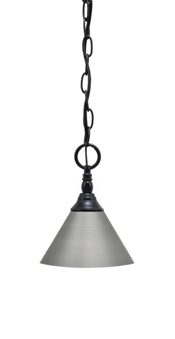 Toltec Lighting - 11-MB-421-BN - One Light Mini Pendant - Chain - Matte Black