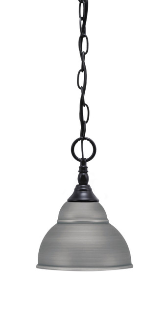 Toltec Lighting - 11-MB-427-BN - One Light Mini Pendant - Chain - Matte Black