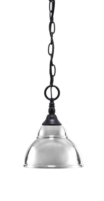 Toltec Lighting - 11-MB-427-CH - One Light Mini Pendant - Chain - Matte Black