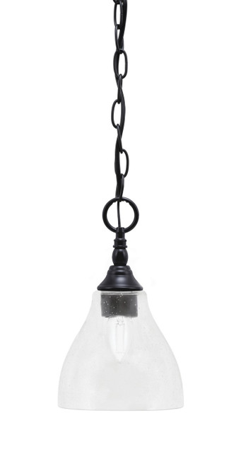 Toltec Lighting - 11-MB-4760 - One Light Mini Pendant - Chain - Matte Black