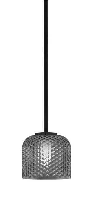 Toltec Lighting - 1201-MB-4612 - One Light Mini Pendant - Franklin - Matte Black