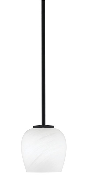 Toltec Lighting - 1201-MB-4811 - One Light Mini Pendant - Franklin - Matte Black