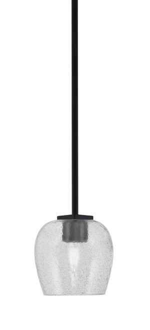 Toltec Lighting - 1201-MB-4812 - One Light Mini Pendant - Franklin - Matte Black