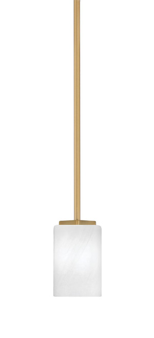Toltec Lighting - 1201-NAB-3001 - One Light Mini Pendant - Franklin - New Age Brass