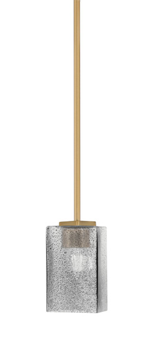 Toltec Lighting - 1201-NAB-542 - One Light Mini Pendant - Franklin - New Age Brass