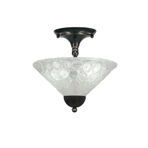 Toltec Lighting - 120-BC-441 - Two Light Semi-Flush Mount - Any - Black Copper