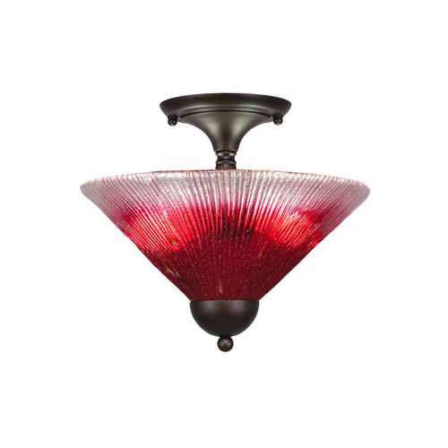 Toltec Lighting - 120-BRZ-706 - Two Light Semi-Flush Mount - Any - Bronze