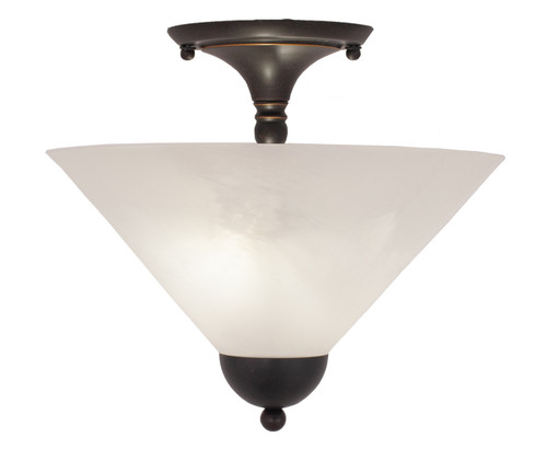 Toltec Lighting - 120-DG-2121 - Two Light Semi-Flush Mount - Any - Dark Granite
