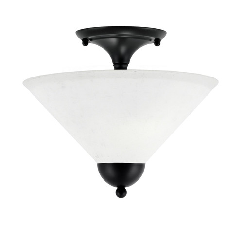 Toltec Lighting - 120-MB-316 - Two Light Semi-Flush Mount - Semi-Flushes - Matte Black