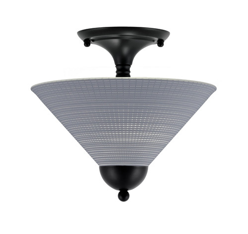 Toltec Lighting - 120-MB-4002 - Two Light Semi-Flush Mount - Semi-Flushes - Matte Black