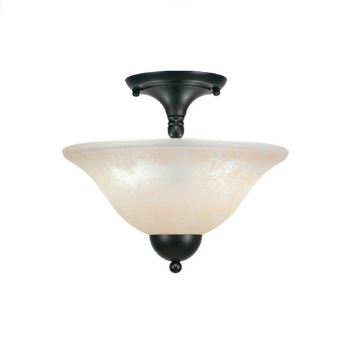 Toltec Lighting - 120-MB-523 - Two Light Semi-Flush - Any - Matte Black