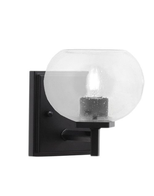 Toltec Lighting - 1211-MB-202 - One Light Wall Sconce - Franklin - Matte Black
