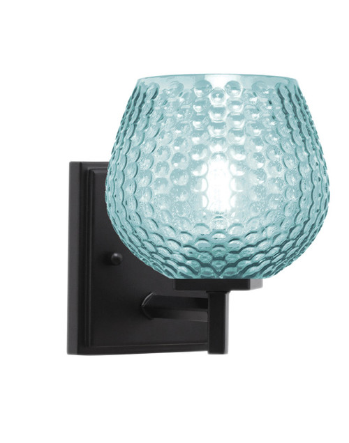 Toltec Lighting - 1211-MB-4605 - One Light Wall Sconce - Franklin - Matte Black