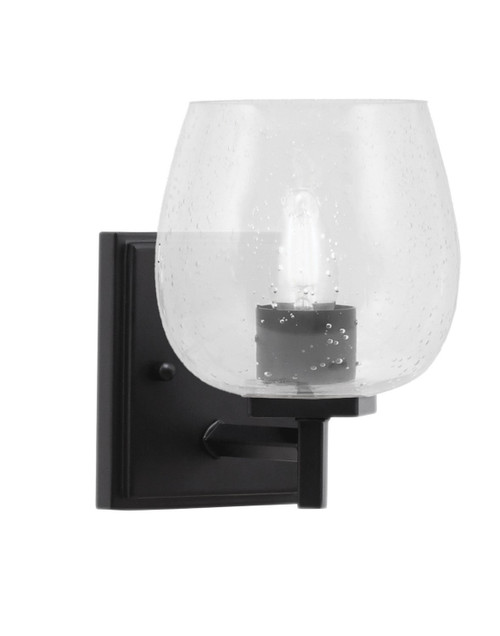 Toltec Lighting - 1211-MB-4810 - One Light Wall Sconce - Franklin - Matte Black