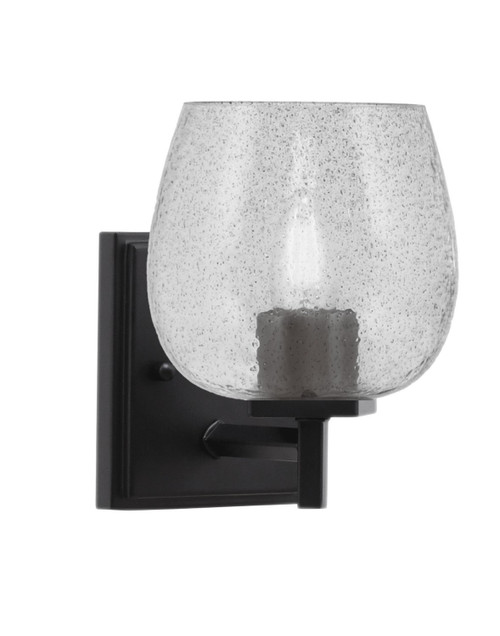 Toltec Lighting - 1211-MB-4812 - One Light Wall Sconce - Franklin - Matte Black