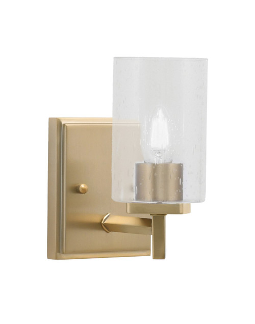 Toltec Lighting - 1211-NAB-300 - One Light Wall Sconce - Franklin - New Age Brass