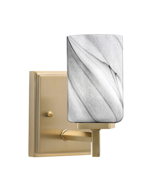 Toltec Lighting - 1211-NAB-3009 - One Light Wall Sconce - Franklin - New Age Brass
