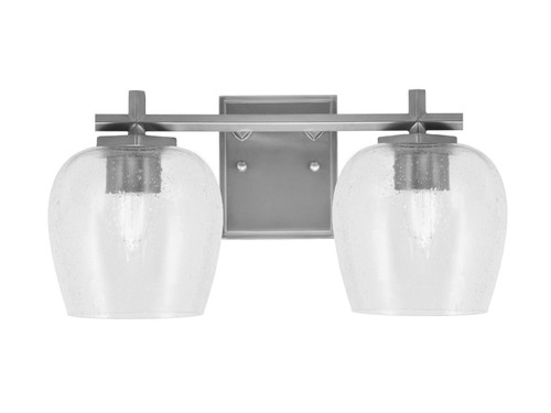 Toltec Lighting - 1212-GP-4810 - Two Light Bath Bar - Franklin - Graphite