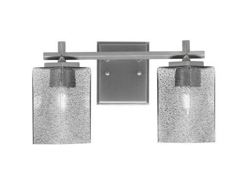 Toltec Lighting - 1212-GP-542 - Two Light Bath Bar - Franklin - Graphite