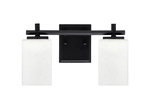 Toltec Lighting - 1212-MB-531 - Two Light Bath Bar - Franklin - Matte Black